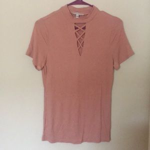 Rose colored Tee
